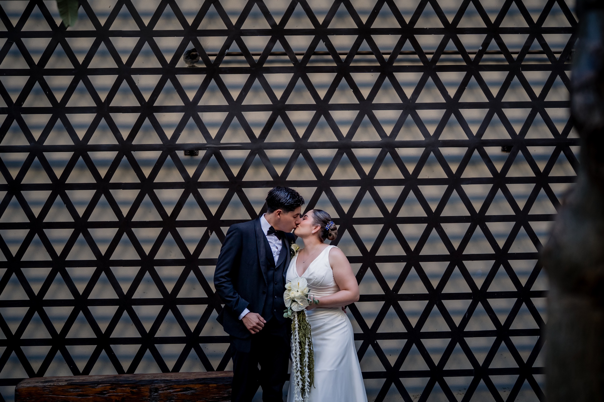 Retrato de boda de Lucero y Antonio en Oaxaca